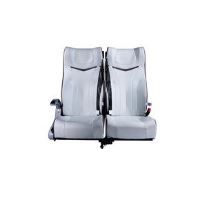 Asiento Doble Giratorio para <span class=keywords><strong>VW</strong></span> <span class=keywords><strong>T5</strong></span> T6.1 Multivan con Rieles Deslizantes, Asientos de Pasajeros de Lujo Personalizados - Product Image 1