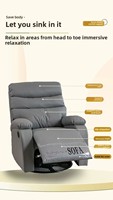 Haute qualité moderne en cuir véritable rembourrage cadre en métal relaxant manuel ascenseur fauteuil inclinable canapé pour salon chambre