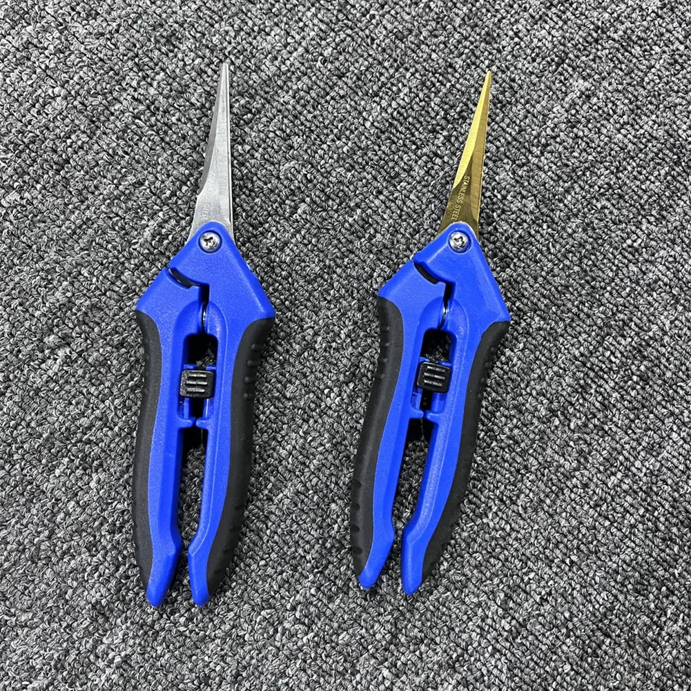 Pruning Shears with Curved Blades Gardening Hand Pruning Snips Coated Blades steel pruner garden scissors tool shears