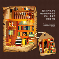 Briques de construction européennes The Library 57016, modèle de briques, blocs de construction, cadeau de Noël, 3294+ pièces/ensemble, y compris les lumières LED
