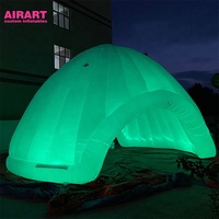 Tente gonflable de haute qualité, dôme gonflable lumineux pour événements publicitaires