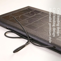 Porte-menu en cuir PU de luxe imperméable avec logo personnalisé, modèle VD-3821, toutes les couleurs, pour restaurant, hôtel, bar