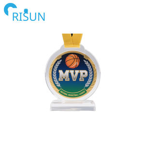 Medalla de acrílico transparente al por mayor 1st 2nd 3rd, medallas personalizadas de fútbol, baloncesto, correr, natación, Medalla acrílica - Product Image 3