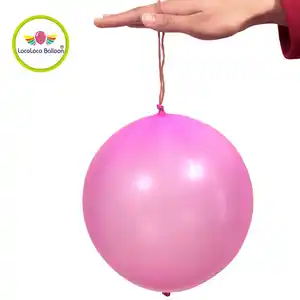 工厂OEM乳胶气球打孔有趣的玩具气球批发充气打孔乳胶气球