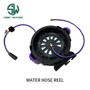 Enrouleur de <span class=keywords><strong>tuyau</strong></span> électrique rétractable 3 en 1 10m Pistolet de nettoyage <span class=keywords><strong>pour</strong></span> lavage de voiture Garage Atelier - Product Image 4