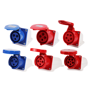 Ky1 3P 2P + E 4P 3P + E 16A không thấm nước công nghiệp nối 220V công nghiệp tiếp xúc với ổ Cắm Công Nghiệp giấu ổ cắm 5pin 3P + E + N - Product Image 1