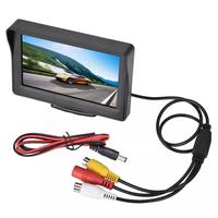 Caméra de recul pour voiture avec écran de 4,3 pouces, caméra de stationnement pour camionnette, minivan, 12V, image de recul