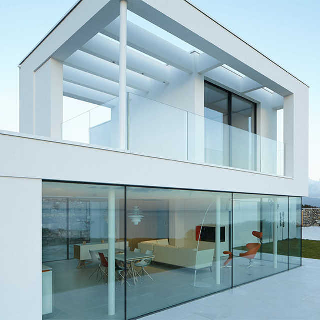 Modern Style Aluminium Glass Railing Designs for Stair & Balcony ...