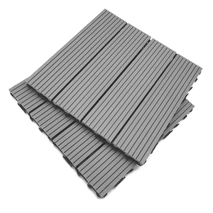 Tarima de WPC para Patio Exterior, Baldosas Encajables Impermeables, Baldosas de Madera para Interiores, DIY - Product Image 1