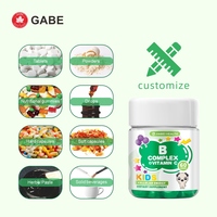 Compléments OEM : Gommes Vitaminées Complexe B et Vitamine C pour Enfants – Soutien Cérébral Sain – Logo Personnalisé – Supplément Nutritionnel
