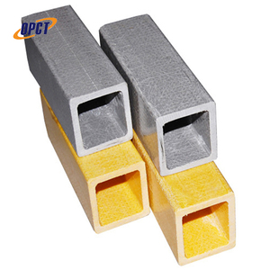 Hot bán cấu trúc pultruded hồ sơ FRP GRP sợi thủy tinh <span class=keywords><strong>x</strong></span>à gồ FRP composite nhựa Ống Vuông - Product Image 5