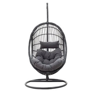 Fauteuil suspendu Jhula moderne et élégant pour l'intérieur, ensemble de balançoire de jardin très populaire avec coussin de grande taille, chaise suspendue, Cesta Colgante - Product Image 5