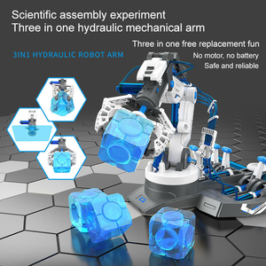 Assemblage de bricolage 3 en 1 Cool <span class=keywords><strong>Robot</strong></span> bras manipulateur hydraulique jouet <span class=keywords><strong>Robot</strong></span> STEM <span class=keywords><strong>Kit</strong></span> ingénierie scientifique <span class=keywords><strong>Robot</strong></span> ensembles de construction pour enfants - Product Image 5