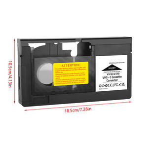 Convertidor de Casetes VHS-C, Adaptador de Casetes de Medio Tamaño con Alimentación por Batería, Formato <span class=keywords><strong>MP3</strong></span>, Equipo de Reproducción de Cintas de Video Retro - Product Image 2