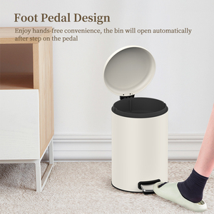 3 lít hành động Par Le pied Mini poubelle một bàn đạp - Product Image 4