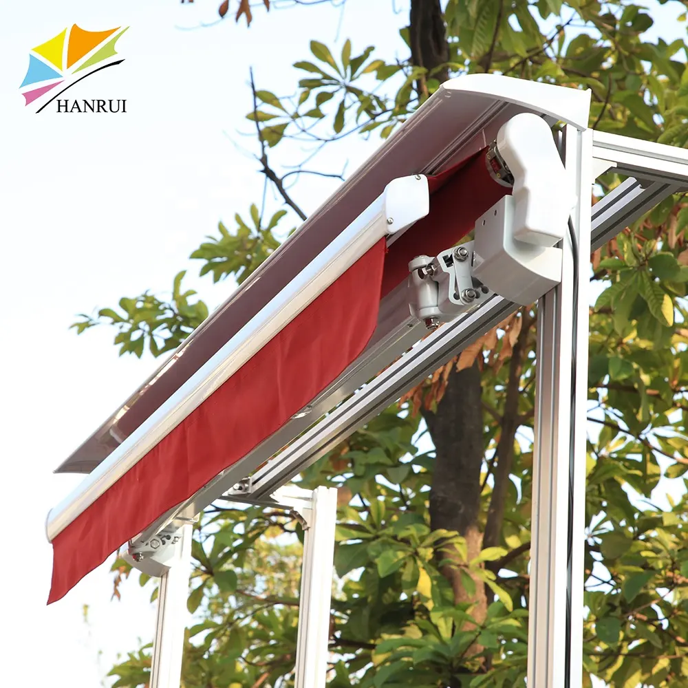 Super Strong Retractable Arm Anti-wind Outdoor Awnings For Window Door Balcony