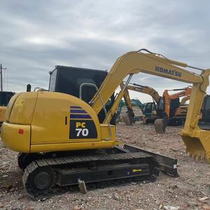 รถขุดตีนตะขาบ Komatsu PC70-8 มือสอง สภาพดี ปี 2022 รุ่น 7 ตัน ปั๊มไฮดรอลิก เกียร์ แบริ่ง เครื่องยนต์ มอเตอร์ ทดสอบแล้ว พร้อมวิดีโอ - Product Image 1