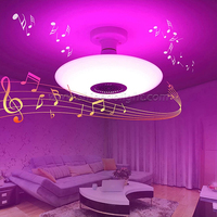 Ampoule Led intelligente musique lumière rvb coloré E27 support de lampe télécommande lumière haut-parleur décoration atmosphère lampe
