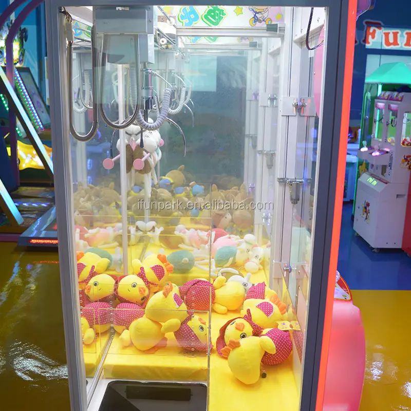 Indoor Coin Operate Gift Game Machine Adorável Animal Doll Garra Máquina Prêmio Vending Game Machine para venda