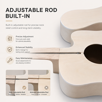 China Factory 38 Inch Acoustic Guitar Wholesale Musical Instrument for Sale 6 String Guitars Cheap Guitars