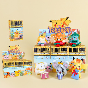 Alla moda scatola cieca cartone animato <span class=keywords><strong>Anime</strong></span> Poke Mon Pika Charmander Eevee PVC decorazione decorazione collezione mistero scatole giocattolo per bambini - Product Image 3