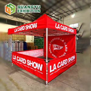 Tente <span class=keywords><strong>Barnum</strong></span> 3x3 à structure en aluminium, pliable, type Gazebo d'église, stand de marché, auvent, carpa pour événements et carpa pour le commerce, en acier - Product Image 3