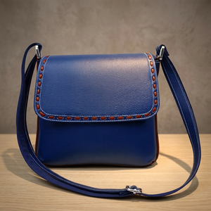 Pochette pour femme en cuir véritable rouge, bandoulière, fermeture éclair, imperméable, légère, durable, Saint-Valentin - Product Image 3