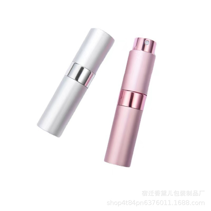 Custom Luxury 10ml Travel Mini Aluminum Glass Bottles Empty Cosmetic ...