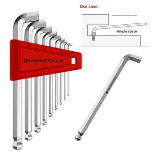 สำหรับ PB for TOOLS ชุดประแจหกเหลี่ยมเหล็กสปริงแบบยาวป้องกันการลื่นไถล PB3212.LH-<span class=keywords><strong>10</strong></span> - Product Image 4