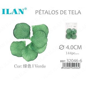 Petali in Tessuto Ilan 4.0Cm Verdi per Fiori Secchi - Product Image 2