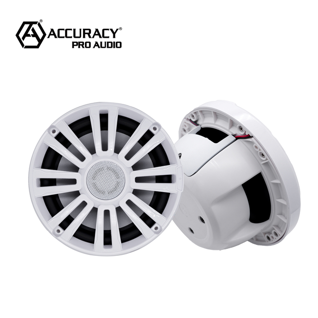 Accuracy Pro Audio RA-MS65W 50W Peak 6.5" Boat Speaker Stereo Sound Waterproof IPX-6 Marine Speaker