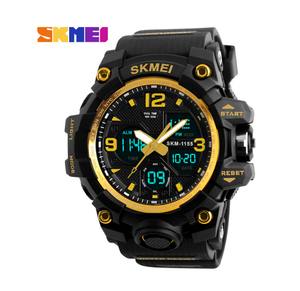 Reloj Deportivo Digital Analógico DFS07, Resistente al Agua, Luminoso, con Alarma, Económico, Color Negro para Hombre - Product Image 5