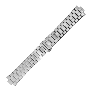 Bracelet de montre en acier inoxydable avec fermoir papillon, respirant et réglable pour smartwatch - Product Image 2