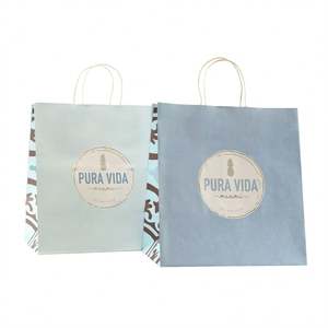 Bolsas de Papel Personalizadas KM al por Mayor, Bolsas de Boutique, Bolsas de Regalo de Papel Kraft de Lujo Personalizadas con su Propio Logotipo - Product Image 1