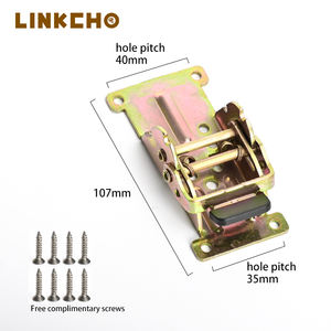 बेडरूम और अस्पताल के लिए लिंक 180 आयरन टेबल लेग हिंज, सेल्फ लॉकिंग ब्रैकेट के साथ समायोज्य तह फर्नीचर का उपयोग करें - Product Image 2