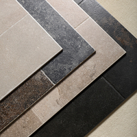 Carreaux de céramique extérieurs en pierre de Lyme au design moderne, antidérapants, 600x1200mm, idéaux pour les sols de jardins d'hôtels