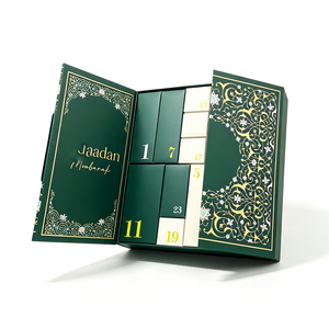Boîtes de calendrier de l'<span class=keywords><strong>avent</strong></span> personnalisées vides avec finition vernie, papier recyclable personnalisé pour cosmétiques, bijoux, parfums - Product Image 2