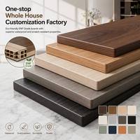 Lemari Dapur Kayu Abu-abu Sutra Modern Mewah Tanpa Gagang, Unit Pulau Dapur Modular dengan Lemari Pajangan Kaca LED CE