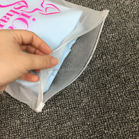 Sacs à fermeture éclair écologiques biodégradables en PE imperméables résistants à la chaleur réutilisables pour vêtements chaussures sous-vêtements personnalisés en offset