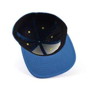 Tùy Chỉnh 6 Bảng Điều Chỉnh Mũ Bóng Rổ Đóng Lại Flex Phù Hợp Với Gorras Cap Được Trang Bị Hat 3D Thêu Logo Đục Lỗ Phẳng Rim Snapback Cap - Product Image 5