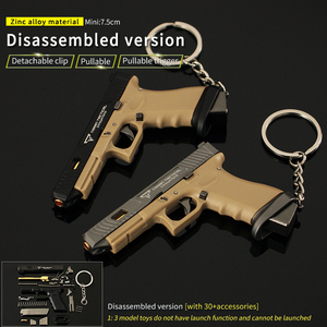 Súng Keychain TTI Keychain đạn Quà Tặng kim loại đồ chơi súng mô hình trang trí tinh tế thực tế Tạp Chí - Product Image 3