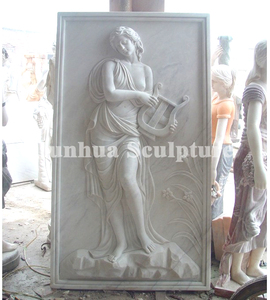 Sculpture murale en relief de la <span class=keywords><strong>Vénus</strong></span> de la <span class=keywords><strong>naissance</strong></span> en pierre naturelle de jardin extérieur - Product Image 4