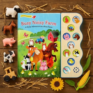 Libro de Sonidos de Granja Interactivo con Texturas para Tocar y Sentir, con Sonidos de Animales de Granja, una Aventura Sonora para Niños Pequeños, OEM - Product Image 4