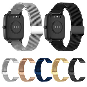 Correa Magnética Milanesa de Acero Inoxidable BEEFLYPOWER de 19 mm ID205U para Xiaomi Haylou Solar LS01 Uwatch <span class=keywords><strong>Ufit</strong></span> GT - Product Image 1