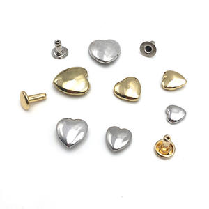 Tachuelas de Metal con Remaches de <span class=keywords><strong>Estrella</strong></span>/Corazón, Botones de Clavos, Remaches de Cuero Decorativos para Cinturón, Bolsa, Gorra, Etiquetas, Ropa, Botones de Jean Personalizados - Product Image 1