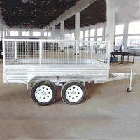 Remorque de transport robuste de 750 kg pour camions/tracteurs, idéale pour la ferme et le camping