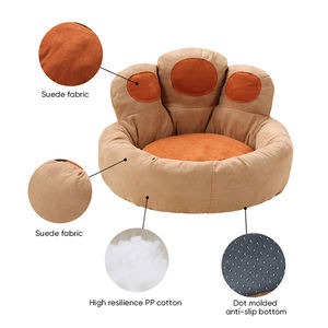 Cama para Perros con Diseño de Pata de Oso, Personalizable por el Fabricante, de Poliéster Sólido, Lavable, Cojín para Perros, Sofá, Silla, Antideslizante - Product Image 4