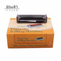 Machine à rouler le tabac Yiwu Erliao 110 mm, machine à rouler en plastique en gros, type manuel, machine à rouler les cigarettes