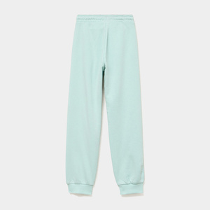 Pantalon de survêtement en molleton pour femme, coupe droite, mi-long, décontracté, avec intérieur douillet en tissu brossé, bas élastiques, respirant toute la journée - Product Image 2