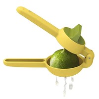 Presse-agrumes manuel multifonctionnel en plastique pour citrons, gadget de cuisine domestique, petit presse-agrumes manuel, pince à citron